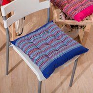Seat Cushion,Beautyvan Seat Cushion Comfort Coarse Cloth Cotton Stripe Chic Pads Room Soft Chair Office (Blue)