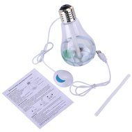TEKCAM 400ml 7 Color Changing Cool Mist LED Night Lights Bulb Humidifier Bulb Shape Air Humidifier Diffuser with... N10