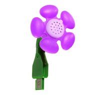 Pannow USB Flower Mini Aroma Humidifier Essential Oil Diffuser Humidifier (Red) N2