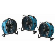 XPOWER X-47ATR Variable Speed Sealed Motor Industrial Axial Air Mover Fan with Timer &amp; Power Outlets