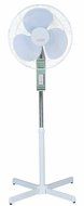 Optimus F-1860 18-Inch Oscillating 3-Speed Stand Fan, White
