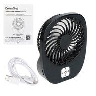 Honeyall Portable Mini Rechargeable USB Fan Vertical high speed mini fans with 3 modes Sleeping Breeze,Natural... N10