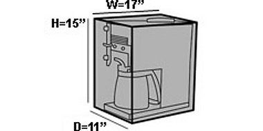 CoverMates &ndash; Keurig Coffee Maker Cover &ndash; 14W x 9D x 14H &ndash; Diamond Collection &ndash; 2 YR Warranty &ndash; Year Around Protection N5