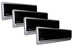 Pridiom Pmd395hqx 39k Btu Quad Zone Mini-Split System High Wall Mount