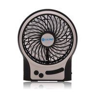 GIZGA Mini Portable USB Rechargeable 3 Speeds Personal Fan with LED Light, Built in 2200mAh 18650 Lithium-ion... N16