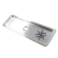 YBB Cup Washer Dispense Rinser with Side Spray,Drain and Drip Tray,Stainless Steel Glass Washer for Bar Coffee...