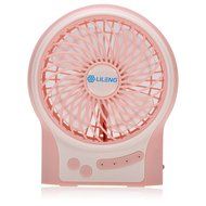 GIZGA Mini Portable USB Rechargeable 3 Speeds Personal Fan with LED Light, Built in 2200mAh 18650 Lithium-ion... N19