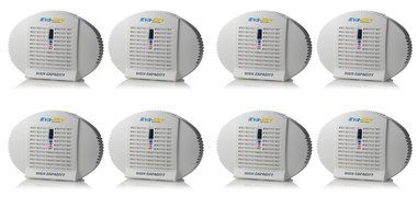 Eva-dry E-500 High Capacity Renewable Wireless Mini Dehumidifie Fight dampness (8 Pack) N3