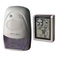 Eva-dry Edv-2200 Dehumidifier, Mid-Size + AcuRite 00613 Indoor Humidity Monitor