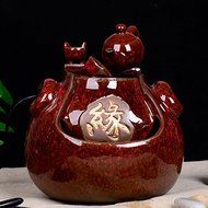 FEI&amp;S Ceramic pot flowing water humidifier fish tank living room desk creative Gifts, Home Decor is in the jug... N5