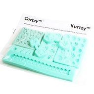 Seven Silicone Icing Mould Flower Trim Bugs Decorative Sugarpaste Cupcake Toppers by Kurtzy TM