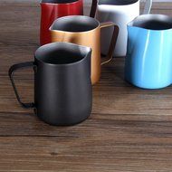 350ML Thick Stainless Steel Coffee Frothing Milk Latte Expresso Art Jug Pitcher - Green , As Described N2