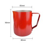 350ML Thick Stainless Steel Coffee Frothing Milk Latte Expresso Art Jug Pitcher - Green , As Described N4