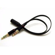 3.5mm Audio Mic Y Splitter Cable Headphone Adapter Female To 2 Male N3