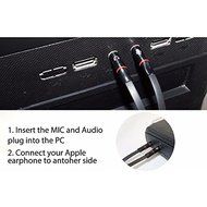 3.5mm Audio Mic Y Splitter Cable Headphone Adapter Female To 2 Male N5