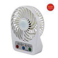 Mini Table Fan, Findway 4 Speeds Portable Handheld Rechargeable Desktop Fan with Timing Setting Fuction (Black) N4