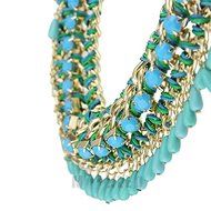 Fashion Jewelry Pendant Chain Crystal Choker Chunky Statement Bib Necklace N3