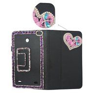 Spritech(TM) 3D Bling Rhinestone Design LG G Pad 8.0 Smart Shell Case Premium PU Leather Stand Cover for LG G... N25