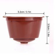 7x Refillable Reusable Coffee Capsules For Dolce Gusto Brewers Refill Cup Filter