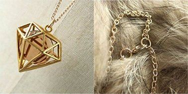 Hot Hollow Fashion Gold Crystal Pendant Long Chain Choker Bib Necklace Jewelry