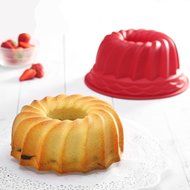 Taloyer Swirl Bundt Ring Cake Bread Pastry Silicone Mold Pan Bakeware Tray Mould Tool