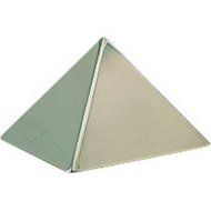 WIN-WARE Stainless Steel Pyramid Pastry Dessert Mold. Mold for Cakes and Baking. 63.5x63.5x51mm