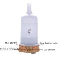 3E Home 30-2300 Cool Mist Humidifier Ultrasonic Essential Oil Diffuser (Blue glass cover) N9