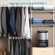 Dehumidifier for Basemenst Kitchen Bedroom Wardrobe and Small Space, Cosylife 1000ml Premium Portable Dehumidifier... N2
