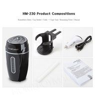 Moist essential items Home / Car USB Humidifiers Korea HU MID HM-230+Replacement filters Black / White (Color... N5