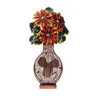 Decobreeze Home Indoor Room Decorative Tabletop Floral Bouquet Fan