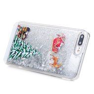 Badalink iPhone 7 Plus Case (5.5&quot;) Christmas Tree Liquid Case Clear Hard PC Case Bling Shiny Glitter Liquid Flowing... N13
