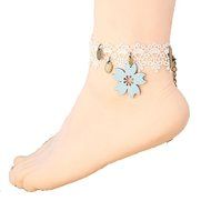 Susenstone&reg; Lace Women Anklet Cherry Blossoms Clothing Accessories N2