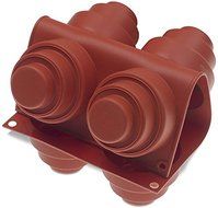 Silikomart Orange Non Stick Round Wonder Cake 6 cav