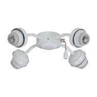 Emerson Ceiling Fans F440AB 4-Light Arm Fitter in Antique Brass N4