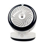 Cideros Mini Desk Humidifier Fan Personal Cooling Air Misting Fan USB Powered with Built-in Rechargeable Battery... N19