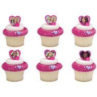 Barbie Sweet Sparkles Cupcake Rings - 24 pcs