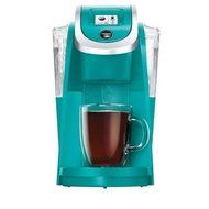 Turquoise Keurig Green Mountain Plus Series K200 Brewer. Designed To Read The Lid Of Each K-Cup, K-Mug, Or K-Carafe...