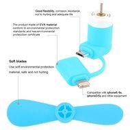 USB Phone Fan Modroid Two Ports Portable Micro USB Mini Fan, 3.5 inch Mini Fan Cooling Solution Cooler Rotating... N9