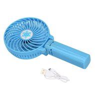 Yoyorule Summer Mini Fan Portable Handheld Air Conditioner Cooler Fan USB Battery (Black) N26