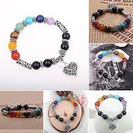 Chic Retro 7 Chakra Healing Yoga Reiki Prayer Bead Bracelet Buddha Head Bracelet N7