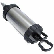UR Bakeware Metal Cake Decorating Pastry Icing Piping Gun 4 Nozzle Tip Set