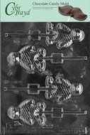 Cybrtrayd H101 Halloween Chocolate Candy Mold, Mummy Lolly