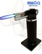 Smoq Afficio SMQ-127 Precision Culinary Torch with Creme Brulee Ramekins (Red Ramekins)
