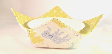 Microwave Bowl Cozy Elephant Print