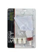 Cake Decorating Set. Cake Decorating Set with 4 Decorating Nozzles, Rosette, Star, Shell and Plain. Cake Decorating...