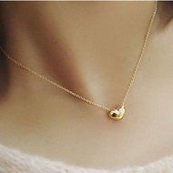 Fashion Jewelry Pendant Crystal Choker Chunky Statement Bib Chain Gold Necklace