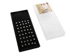 Free Shipping 48pcs Fashion Surgical Stainless Steel Nose Lip Bar Stud Ring Body Piercing N2