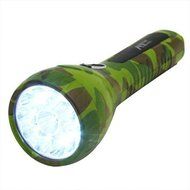11 Large LED Camo Work Light Rechargeable Flash Light (Plugs Direct to Wall Socket) by EZ Travel Collection