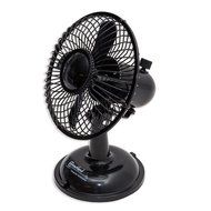 Connectland USB Mini Desktop Fan, Home and Office, Light Weight Plastic Black Oscillatory, Battery CL-ACC65015 N11