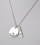 New Chic Cute"Grandma,Coming soon"Pendant Silver Chain Necklace Gift For Family N2